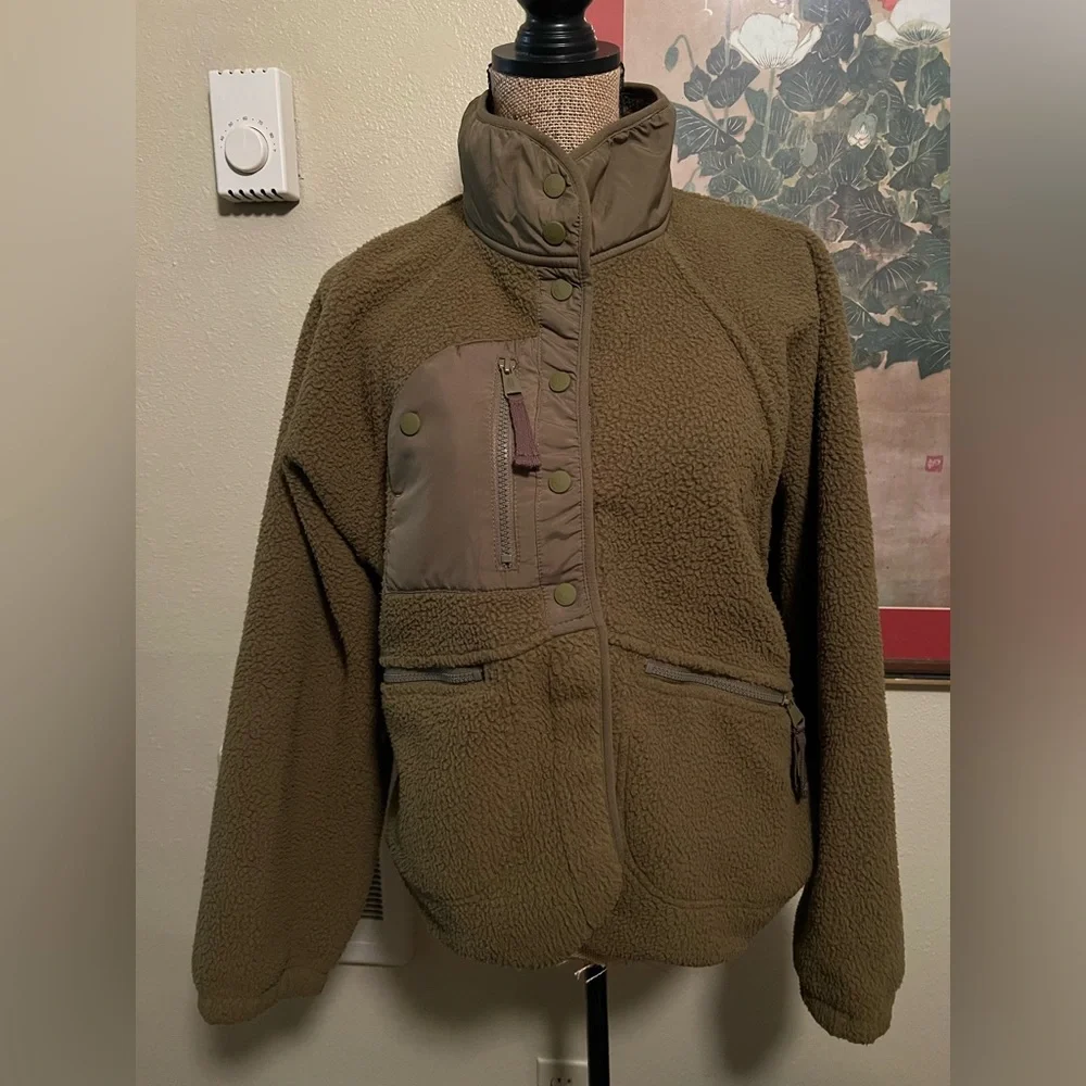 Free People Movement Hit the Slopes Fleece Jacket - Picture 1 of 6